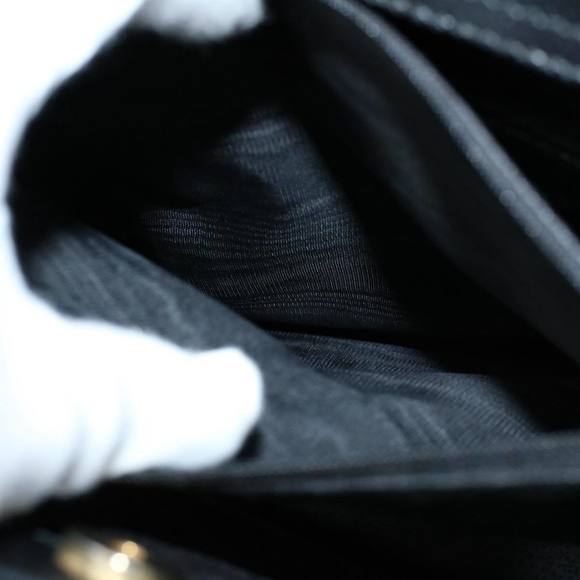 GUCCI Bamboo Hand Bag Leather Black 002 2853 0260 0 Auth bs9832 - Picture 11 of 16